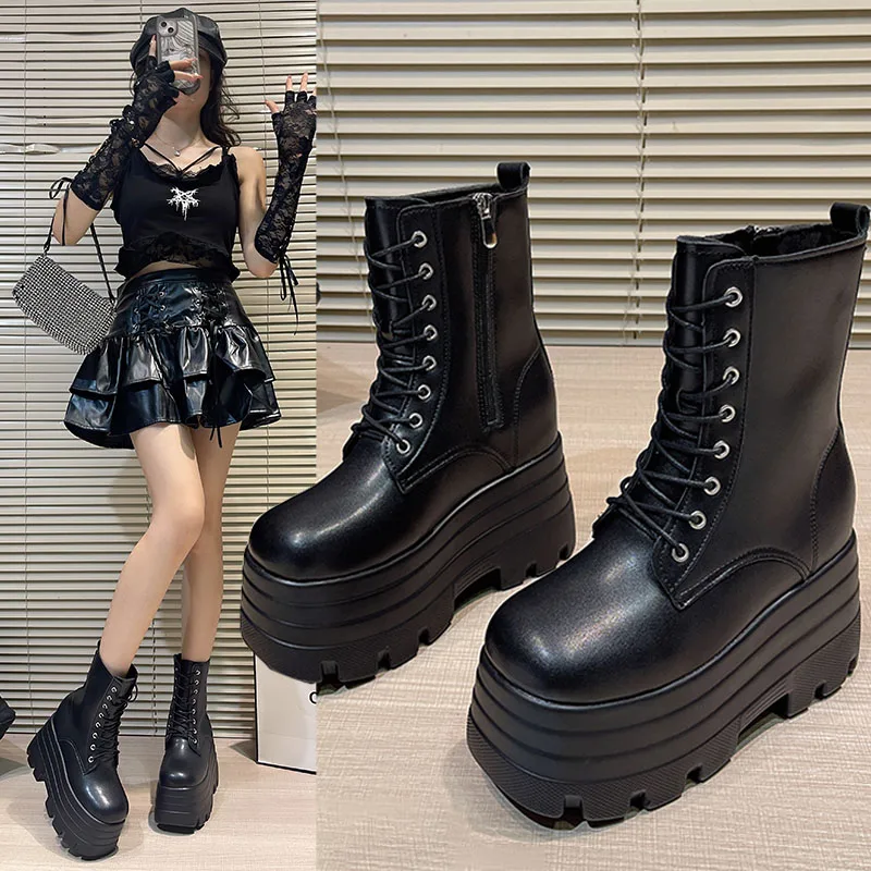 Boots 20cm Heightening oes Long Leg Boots ort Boots Women's Concert Stand Pit Waterproof Platform Briti Sle Ur...
Boots 20cm Heightening oes Long Leg Boots ort Boots Women's Concert Stand Pit Waterproof Platform Briti Sle Ur...