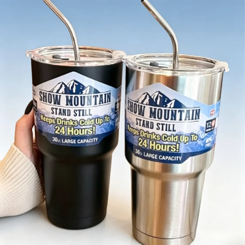 Magic Stainless Steel Insulated Cup with Straw, Freeze Thermos for Iced Coffee, Portable Cup for Car Outdoor Travel
Magic Stainless Steel Insulated Cup with Straw, Freeze Thermos for Iced Coffee, Portable Cup for Car Outdoor Travel