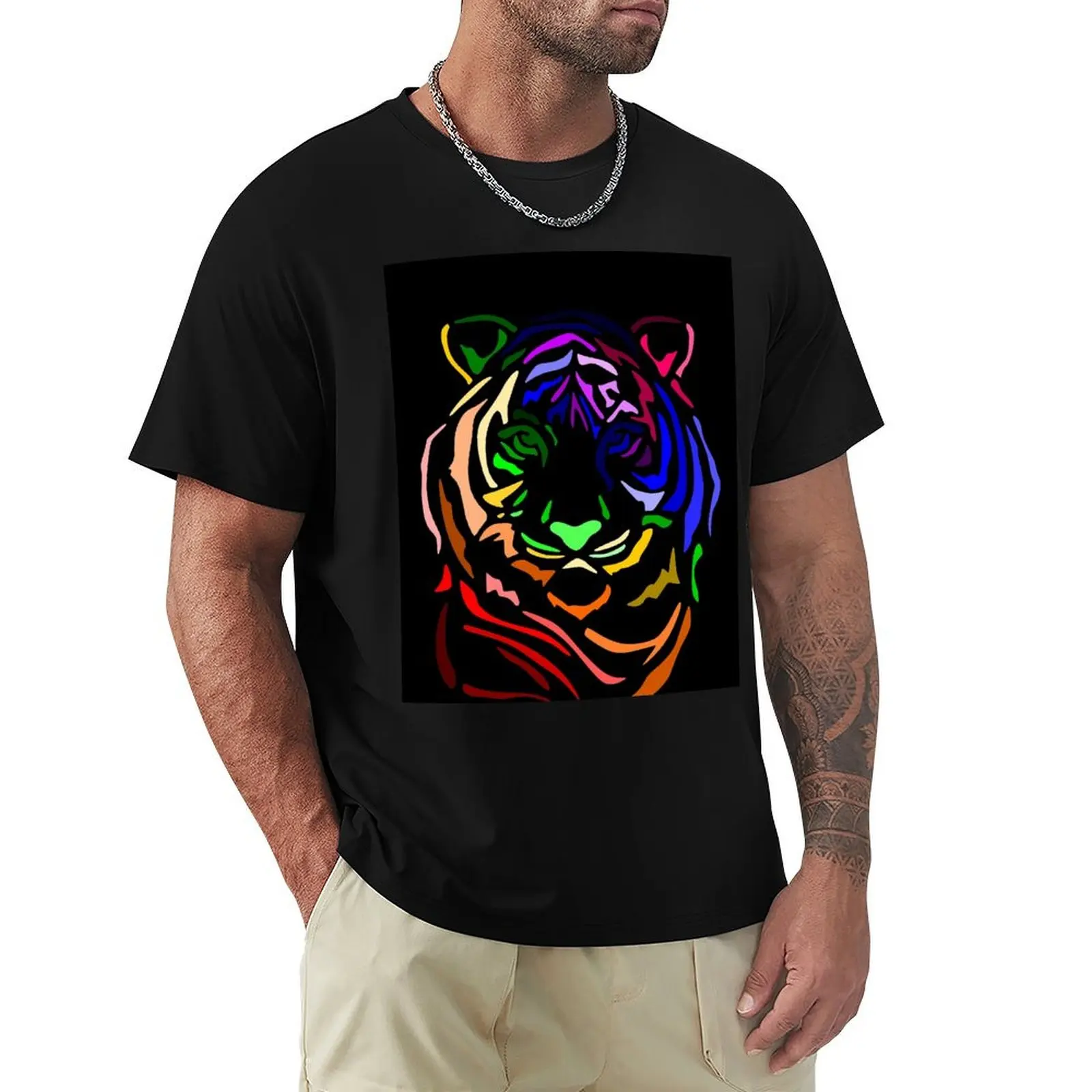 Rainbow tiger T-Shirt quick-drying oversize t-shirts man anime clothes basketball graphic tees t shirts men
Rainbow tiger T-Shirt quick-drying oversize t-shirts man anime clothes basketball graphic tees t shirts men