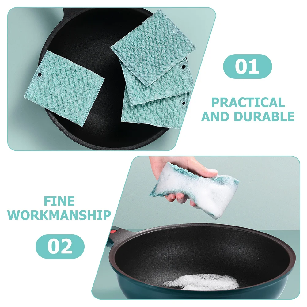 6Pcs Dish Washing Cloth Kitchen Dishcloth Set Heavy-Duty Non-Oily Scrubber for Pots Plates Fruit and Countertops Household
6Pcs Dish Washing Cloth Kitchen Dishcloth Set Heavy-Duty Non-Oily Scrubber for Pots Plates Fruit and Countertops Household