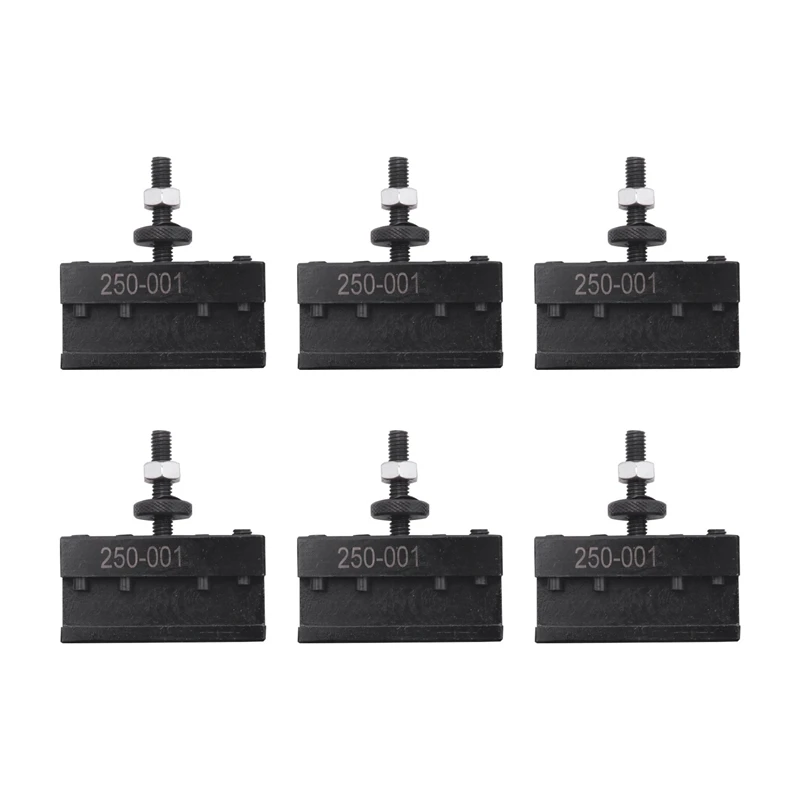 A96I-6Pcs 250-001 0XA Quick Change Tool, Turning Tool Holder Steel Material Holder
A96I-6Pcs 250-001 0XA Quick Change Tool, Turning Tool Holder Steel Material Holder