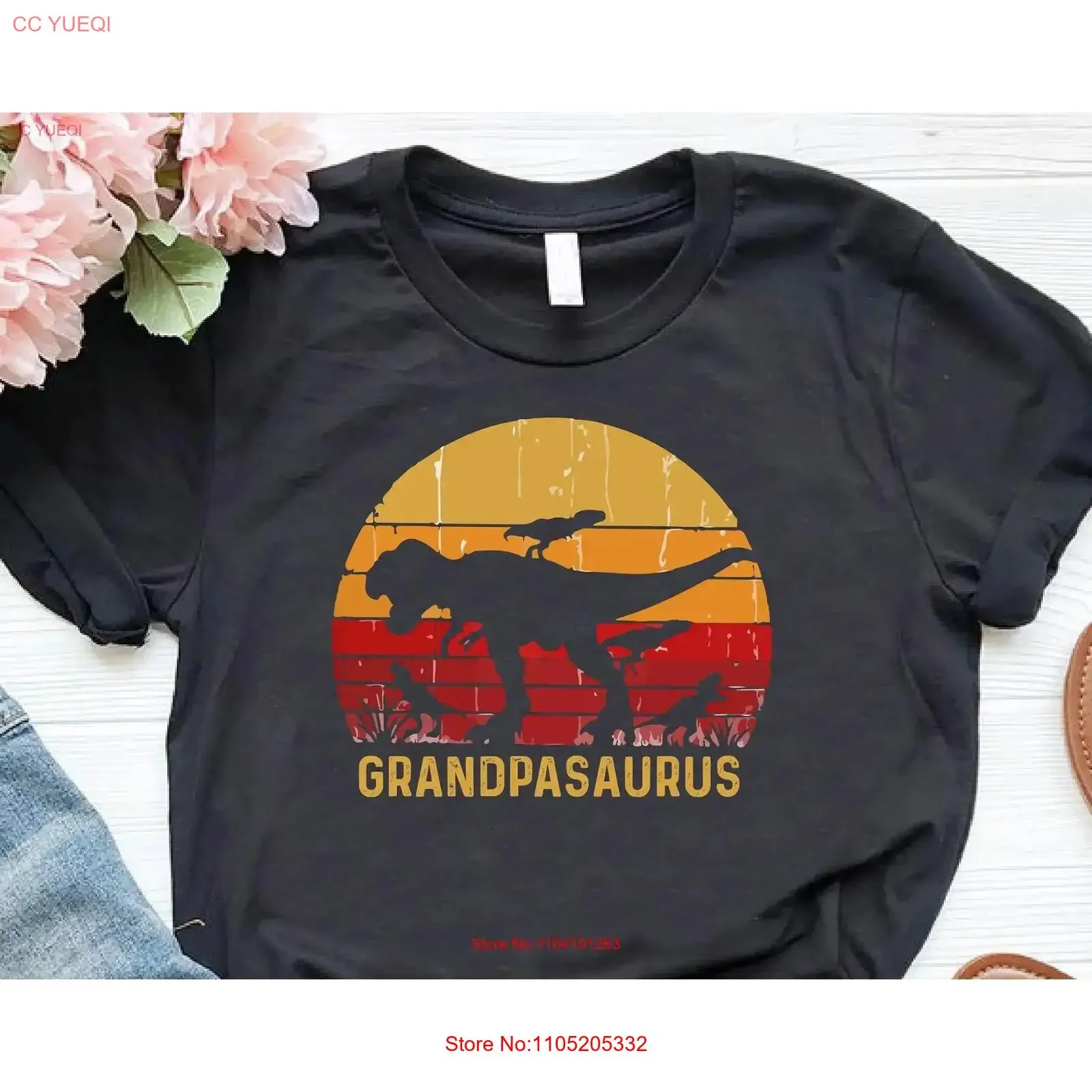 Retro Grandpa T Shirt Grandpasaurus Dinosaur Granddad Birthday Family Fathers Day From Grandkids vintage Washed Casual Soft
Retro Grandpa T Shirt Grandpasaurus Dinosaur Granddad Birthday Family Fathers Day From Grandkids vintage Washed Casual Soft