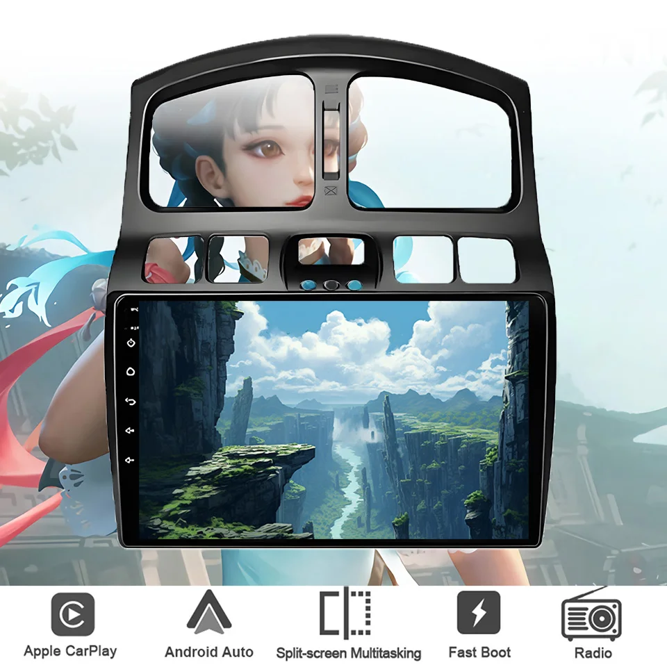 9‘’ QLED Android 14 8G Ram Car GPS Navi Music Video Multimedia Player For Hyundai Santa Fe 2000 - 2012 Auto Stereo Head Unit
9‘’ QLED Android 14 8G Ram Car GPS Navi Music Video Multimedia Player For Hyundai Santa Fe 2000 - 2012 Auto Stereo Head Unit