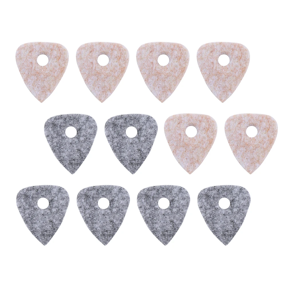 12 Pcs Guitar Picks Felt Material Smooth Surface Electric Folk Ukulele Practice Replacements Accessories
12 Pcs Guitar Picks Felt Material Smooth Surface Electric Folk Ukulele Practice Replacements Accessories
