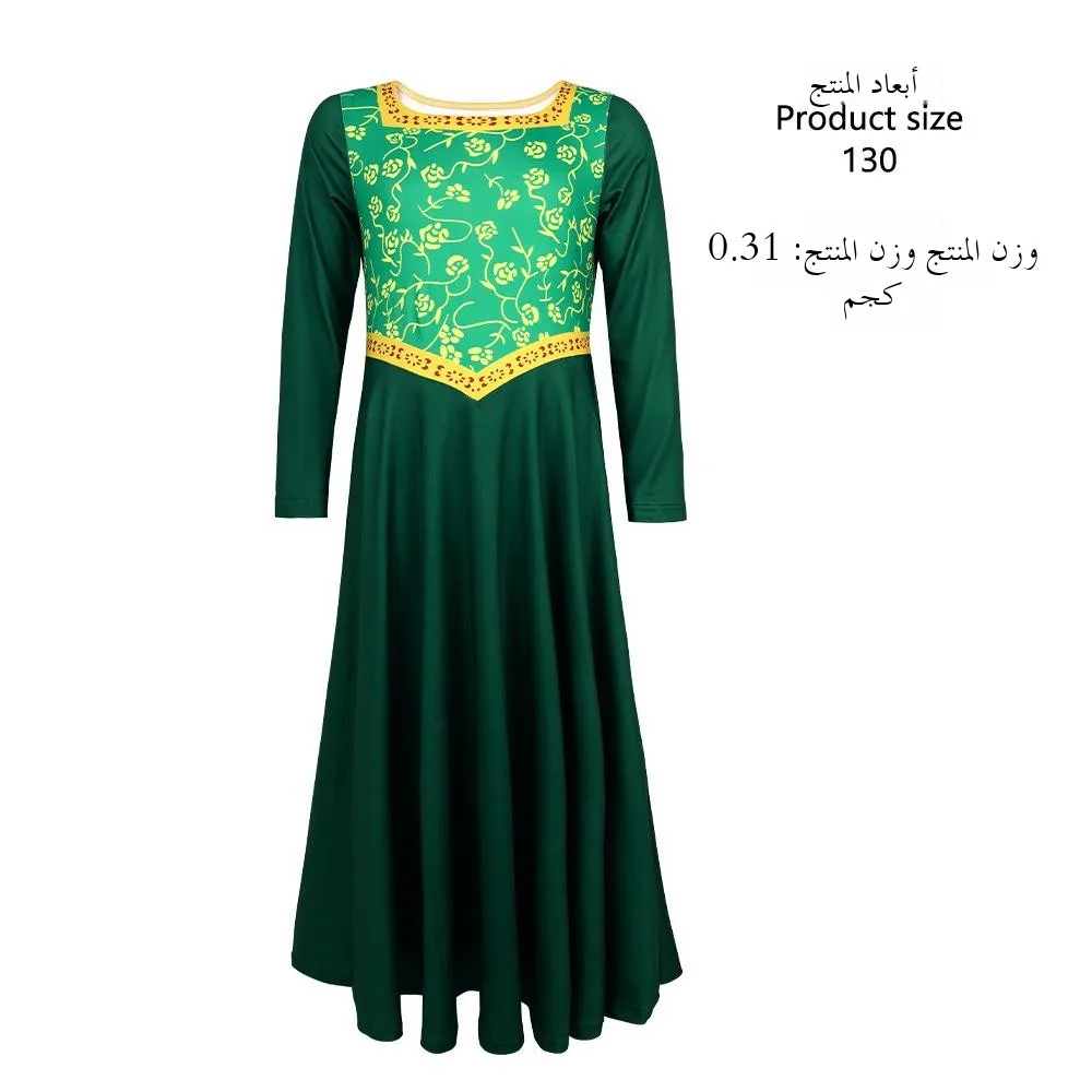 Shrek Monster Halloween Costume Green Long Dress Stage Performance Princess Outfit Women's Traditional Clothing Festival Dress
Shrek Monster Halloween Costume Green Long Dress Stage Performance Princess Outfit Women's Traditional Clothing Festival Dress