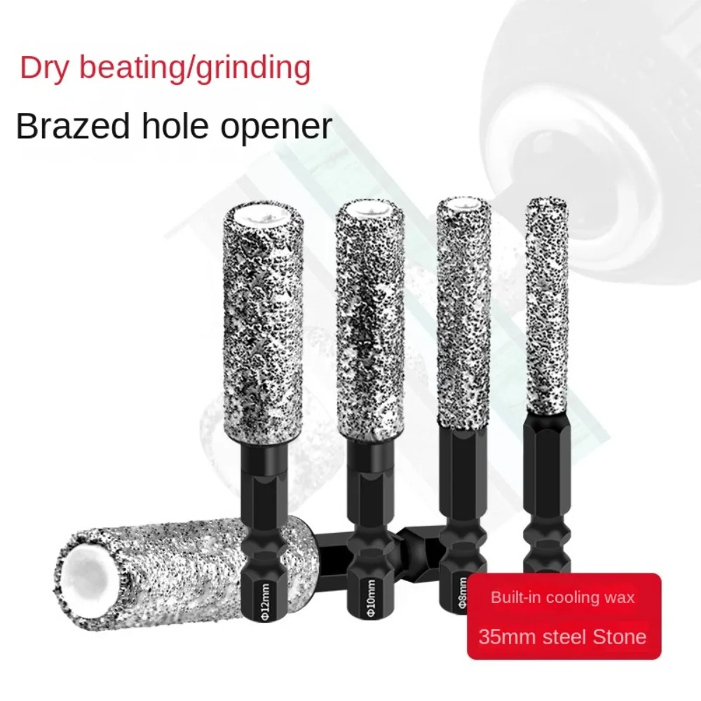 1pc /3pcs Hexagonal Shank Drill Bit Grinding Marble Granite Tile Hole Opener 6/8/10/12mm Dry-drilling Tile Drill Bit
1pc /3pcs Hexagonal Shank Drill Bit Grinding Marble Granite Tile Hole Opener 6/8/10/12mm Dry-drilling Tile Drill Bit