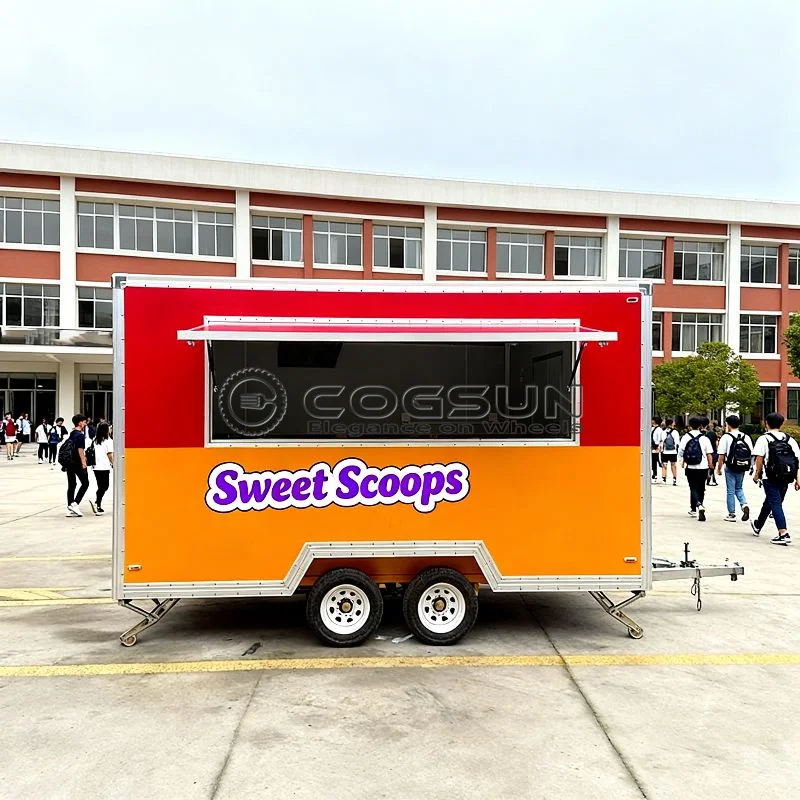COGSUN All-in-One Food Trailer with BBQ Grill, Coffee Machine, and Fryer
COGSUN All-in-One Food Trailer with BBQ Grill, Coffee Machine, and Fryer