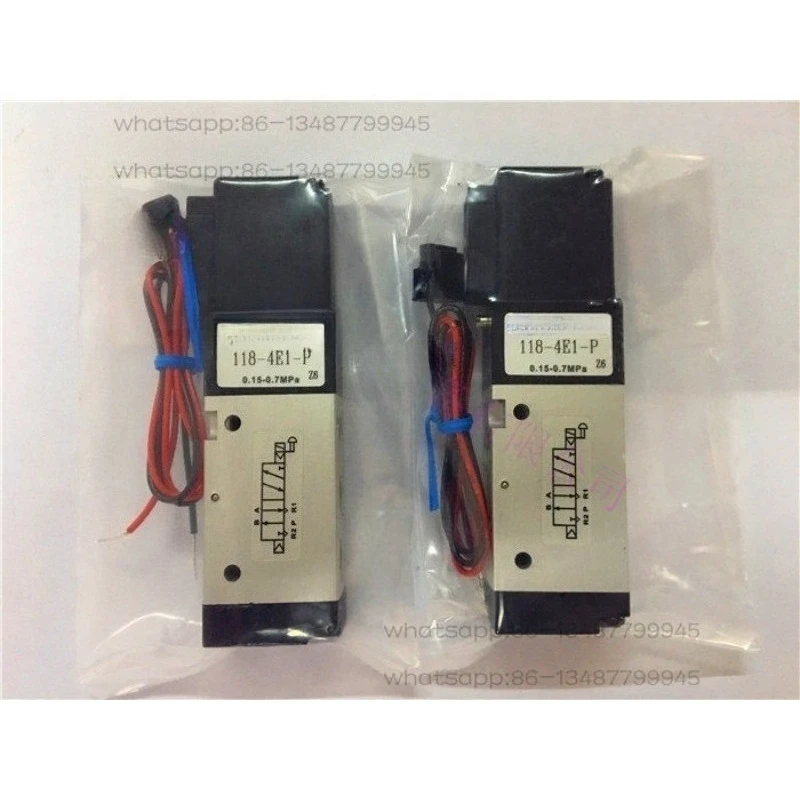 Original Genuine Solenoid Valve 118-4E1-P-DC24V GEEWAY Plug Type
Original Genuine Solenoid Valve 118-4E1-P-DC24V GEEWAY Plug Type