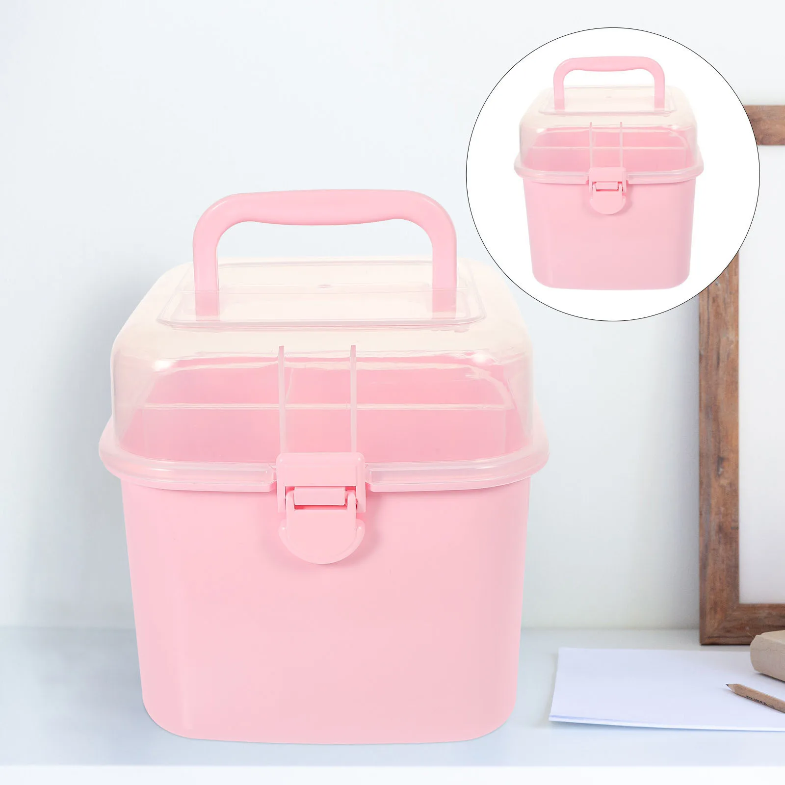 Multi-Function Hair Jewelry Box Lightweight 3-Tier Storage Container for Nail Art Home Office Travel Accessories
Multi-Function Hair Jewelry Box Lightweight 3-Tier Storage Container for Nail Art Home Office Travel Accessories