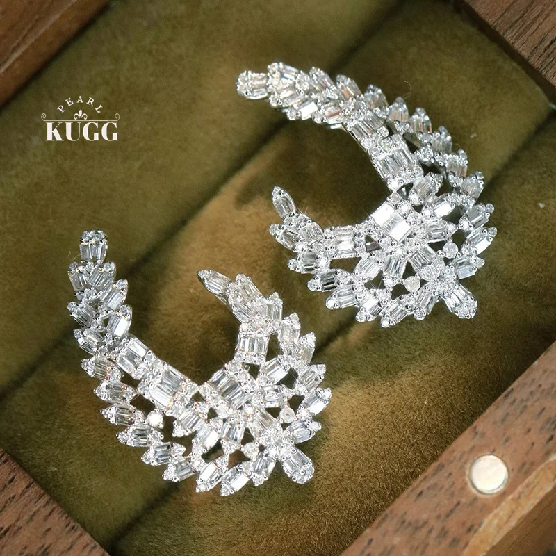 KUGG серьги из 100% белого золота 18 карат, серьги-капли из настоящего натурального бриллианта 1,0 карата, роскошные ювелирные изделия для вечеринок в дворцовом стиле для женщин
KUGG серьги из 100% белого золота 18 карат, серьги-капли из настоящего натурального бриллианта 1,0 карата, роскошные ювелирные изделия для вечеринок в дворцовом стиле для женщин