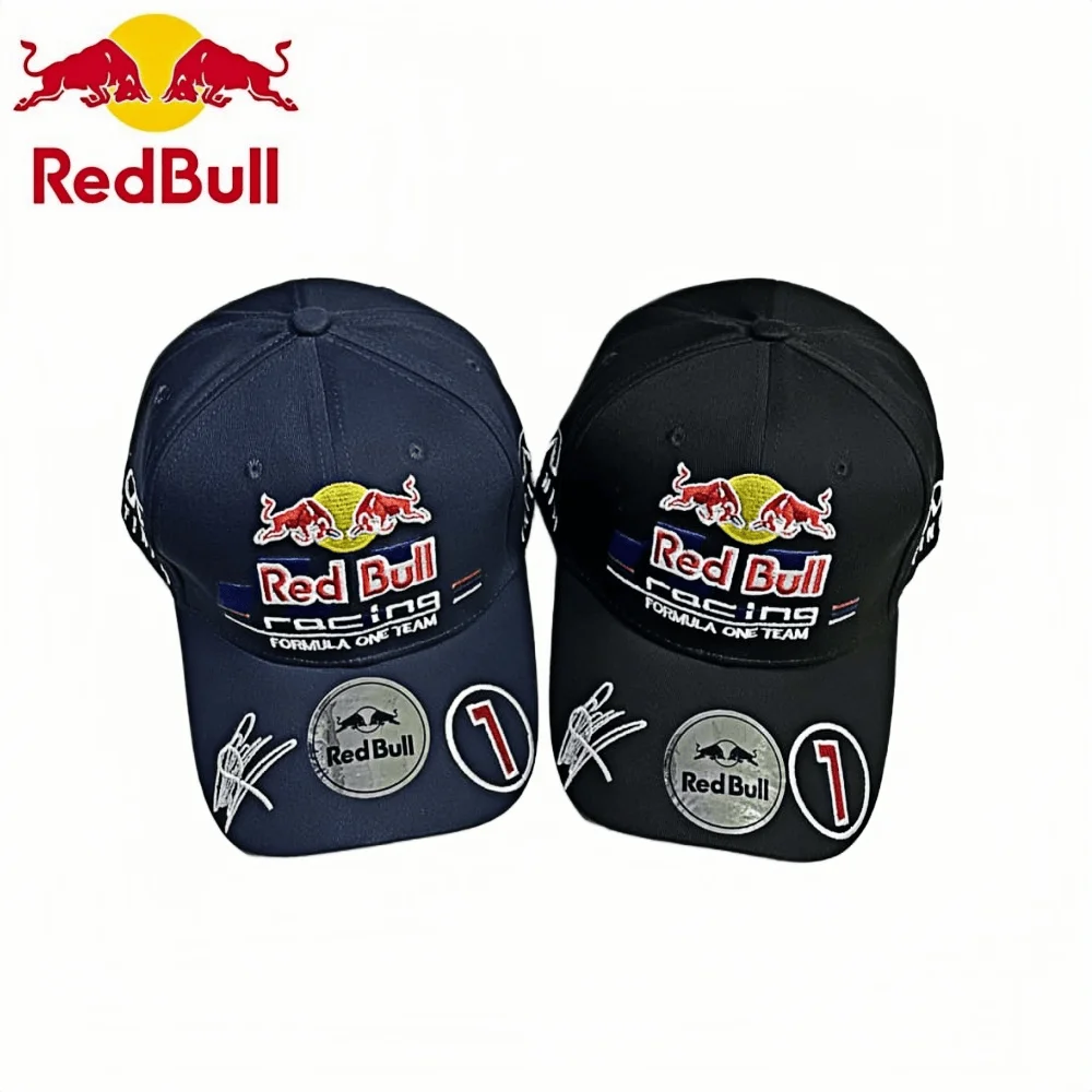 Мужская и женская летняя универсальная шляпа от солнца Red Bull Racing Hat RedBull Бейсбольная кепка с вышивкой No 1, регулируемая шляпа в стиле хип-хоп
Мужская и женская летняя универсальная шляпа от солнца Red Bull Racing Hat RedBull Бейсбольная кепка с вышивкой No 1, регулируемая шляпа в стиле хип-хоп