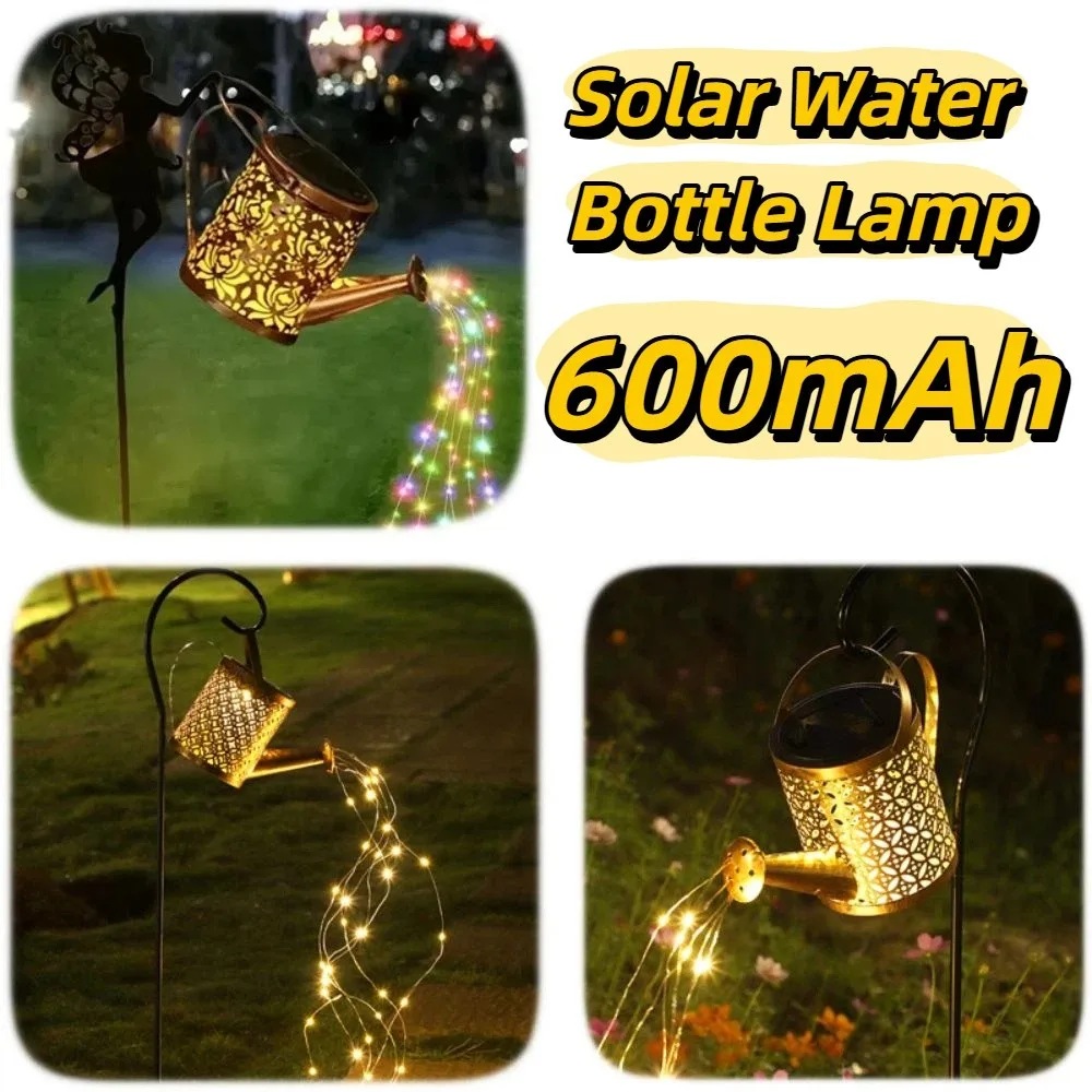 Waterproof Solar Garden Light Solar Power Wrought Iron Vintage Wrought Iron Lamp Artistic Look Watering Can Design
Waterproof Solar Garden Light Solar Power Wrought Iron Vintage Wrought Iron Lamp Artistic Look Watering Can Design
