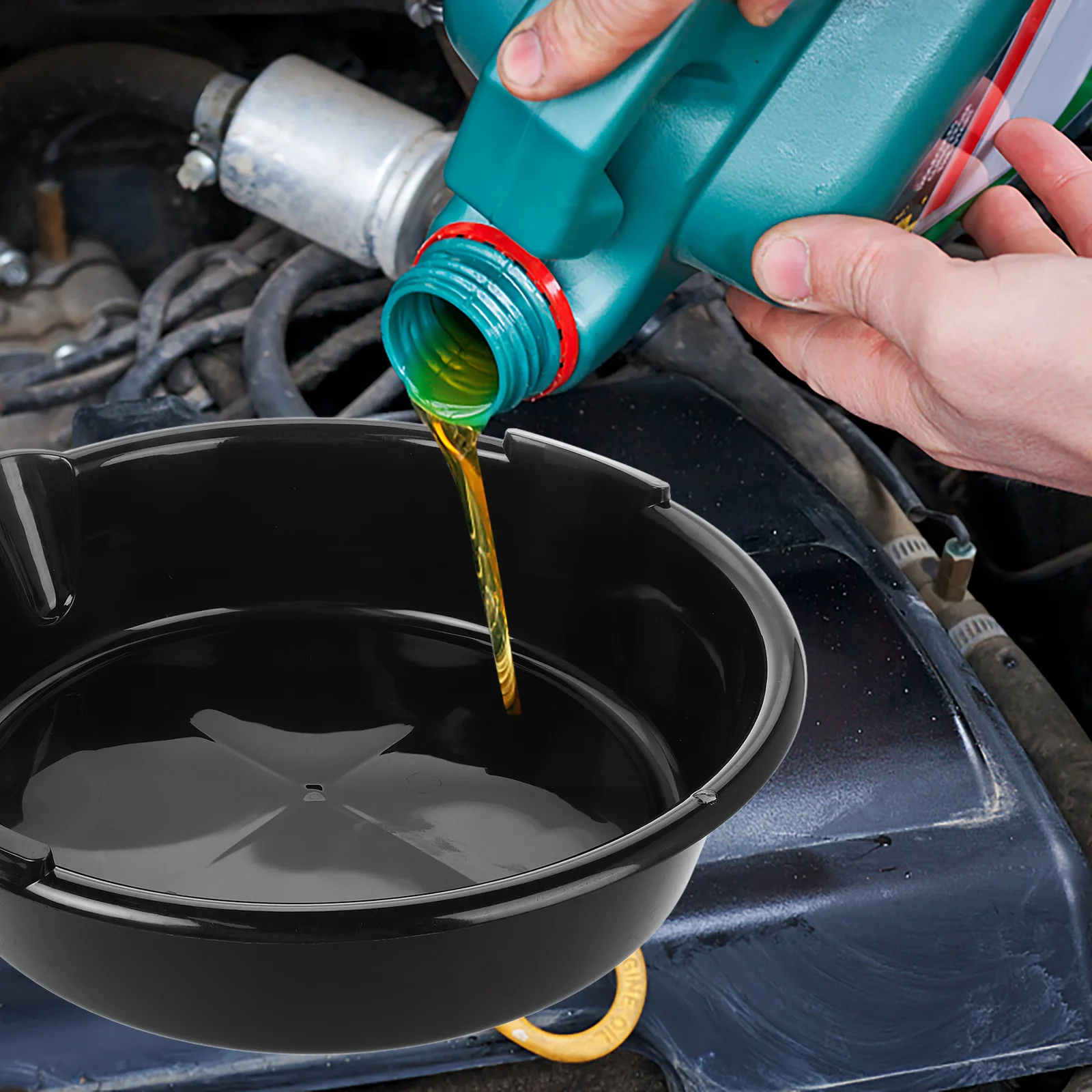 Oil Drain Pan Leak Proof Storage Tray Car Repair Tool Large Capacity Waste Engine Oil Collector Fuel Pan Automotive Accessories 
Oil Drain Pan Leak Proof Storage Tray Car Repair Tool Large Capacity Waste Engine Oil Collector Fuel Pan Automotive Accessories