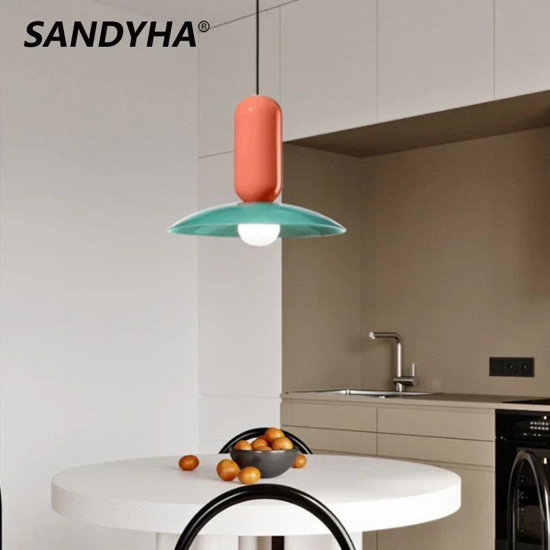 SANDYHA Nordic Pendant Lights Iron Art LED Chandelier for Living Room Bedroom Decoration Kitchen Dining Table Lighting Fixtures
SANDYHA Nordic Pendant Lights Iron Art LED Chandelier for Living Room Bedroom Decoration Kitchen Dining Table Lighting Fixtures