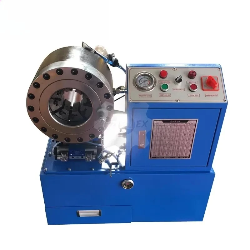 semi-auto Hydraulic Hose Crimping Machine with 10 sets dies 1/4" to 2" 4SH/SP HZ-T68 hydraulic hose presses 560T 110V/220V /380V
semi-auto Hydraulic Hose Crimping Machine with 10 sets dies 1/4" to 2" 4SH/SP HZ-T68 hydraulic hose presses 560T 110V/220V /380V