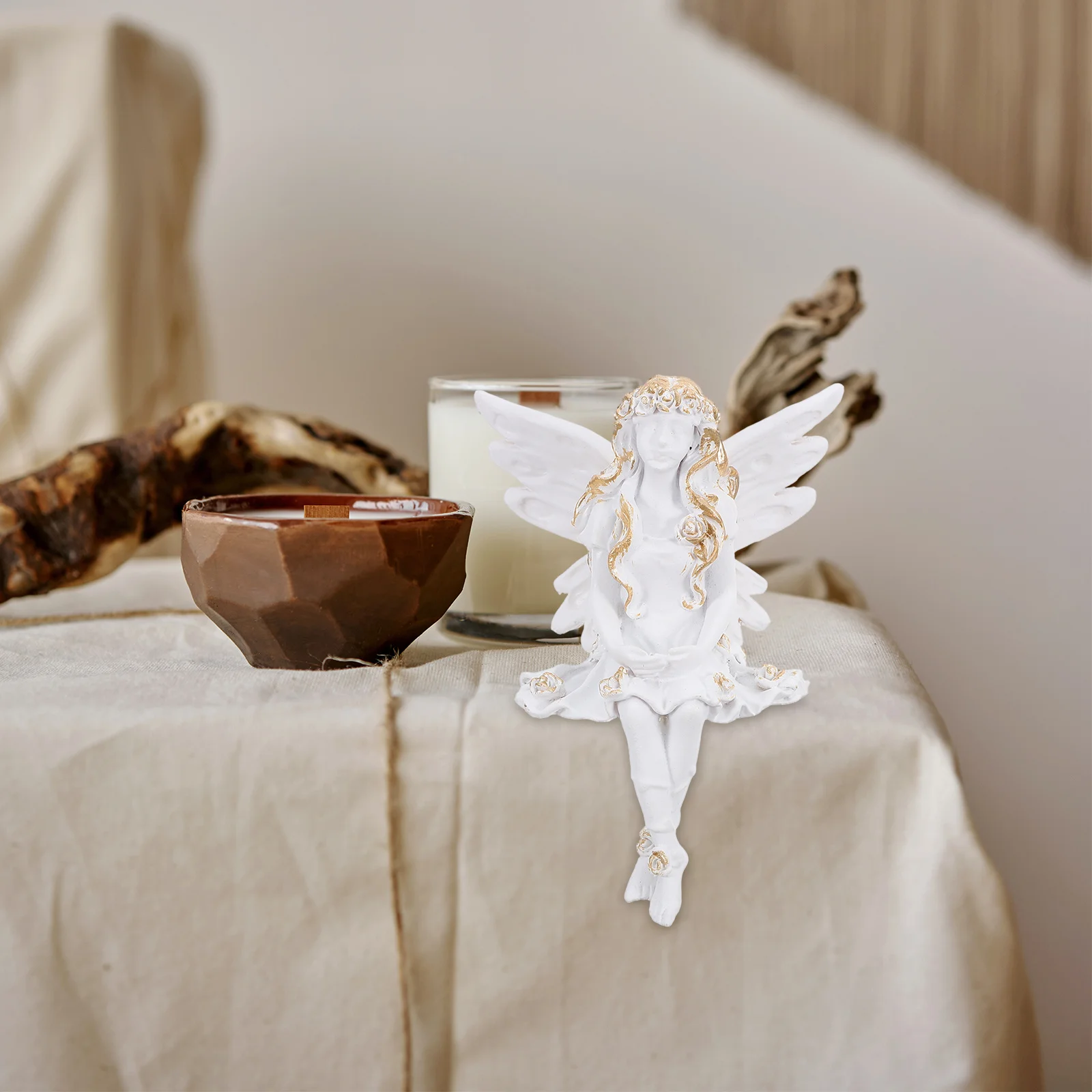 Flower Fairy Resin Statue Exquisite Delicate Wedding Home Garden Decor Angel Sculpture Desktop Fairy Ornament Angel Statue
Flower Fairy Resin Statue Exquisite Delicate Wedding Home Garden Decor Angel Sculpture Desktop Fairy Ornament Angel Statue