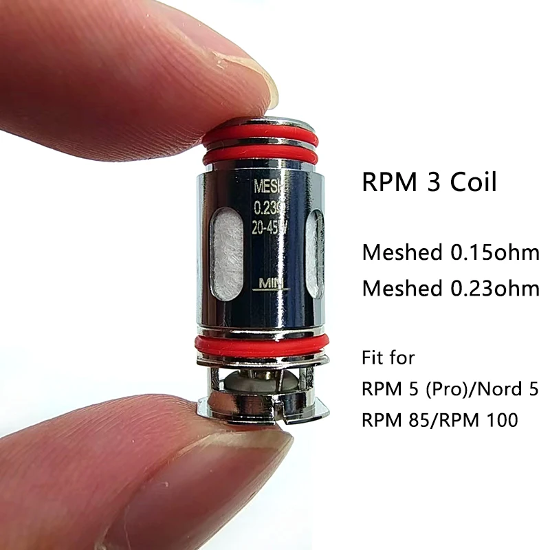 5 шт./упак. катушка RPM3 0,15 Ом 0,23 Ом PM3 сетчатые катушки для RPM3 RPM5 Pro Nord 5 Notch Pod Kit
5 шт./упак. катушка RPM3 0,15 Ом 0,23 Ом PM3 сетчатые катушки для RPM3 RPM5 Pro Nord 5 Notch Pod Kit