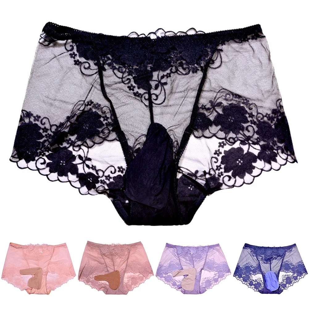 Men Lace Sheer Sexy Lingerie Underwear Hip Lifting Thin Bulge Pouch Separation Briefs Brazilian Underwear Stretch Men's Panties
Men Lace Sheer Sexy Lingerie Underwear Hip Lifting Thin Bulge Pouch Separation Briefs Brazilian Underwear Stretch Men's Panties