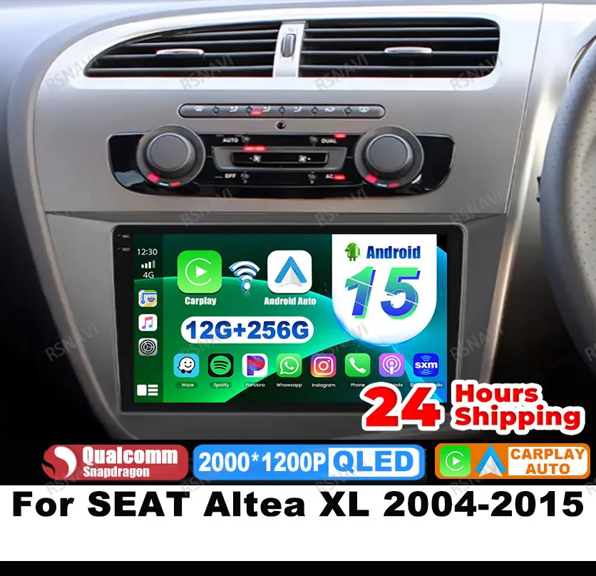 Автомобильный радиоприемник Android 15 для SEAT Altea XL 2004-2015 4G LTE, головное устройство Viedo Player, беспроводной Carplay Auto 5G WIFI DSP, GPS, стерео DVD
Автомобильный радиоприемник Android 15 для SEAT Altea XL 2004-2015 4G LTE, головное устройство Viedo Player, беспроводной Carplay Auto 5G WIFI DSP, GPS, стерео DVD
