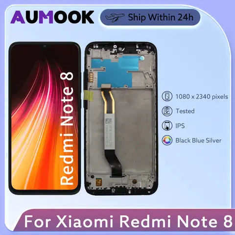 Para xiaomi redmi nota 8 display lcd tela de toque digitador assembléia m1908c3jh m1908c3jg m1908c3ji para redmi note8 peças exibição