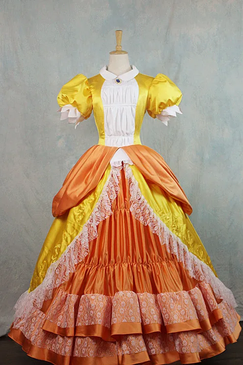 Game Princess Cosplay Daisy Costume Daisy Yellow Dress Women Ball Gown Fancy Party Outfit Halloween Carvinal Costume
Game Princess Cosplay Daisy Costume Daisy Yellow Dress Women Ball Gown Fancy Party Outfit Halloween Carvinal Costume