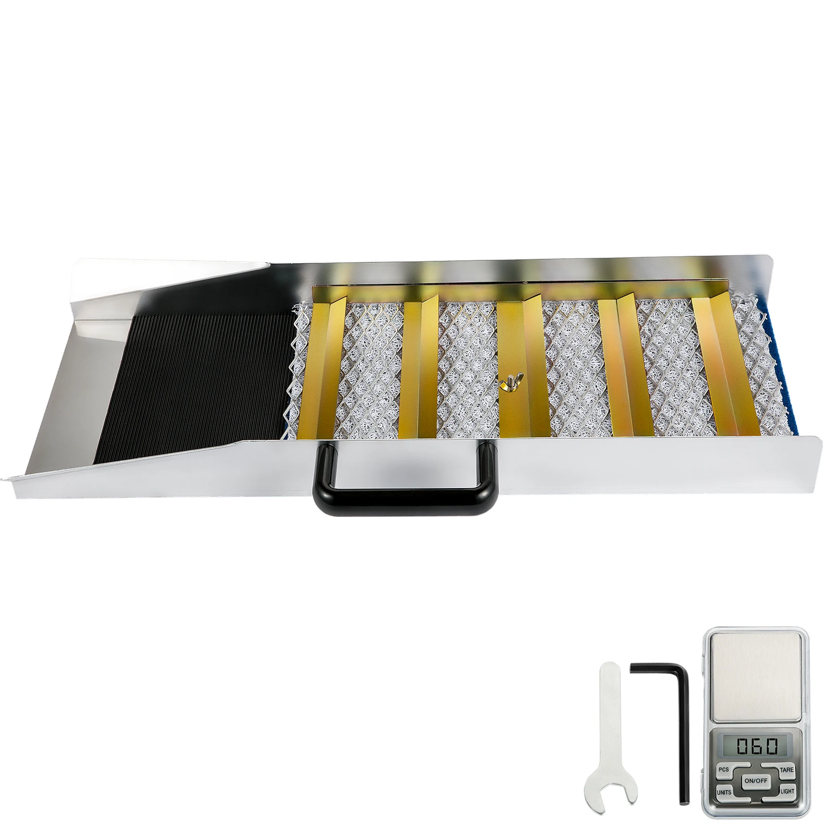 SucceBuy Aluminum Alloy Sluice Box Digital Pocket Scale 24/30/36/50in Portable Manual Gold Jewelry Panning Prospecting Tools
SucceBuy Aluminum Alloy Sluice Box Digital Pocket Scale 24/30/36/50in Portable Manual Gold Jewelry Panning Prospecting Tools