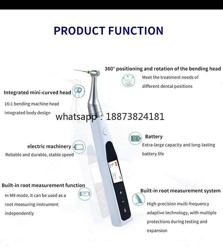 Wireless Rotary Endo Motor Contra Angle Endodontic and Apex Locator Oral Therapy Accessories fast shipping
Wireless Rotary Endo Motor Contra Angle Endodontic and Apex Locator Oral Therapy Accessories fast shipping