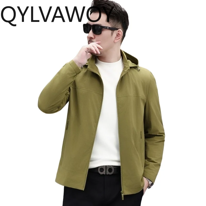 QYLVAWOY Men Jackets Menswear Clothing 2026 New Spring Jackets for Man Detachable Cap Coats Short Jackets Casual Chaqueta Hombre
QYLVAWOY Men Jackets Menswear Clothing 2026 New Spring Jackets for Man Detachable Cap Coats Short Jackets Casual Chaqueta Hombre