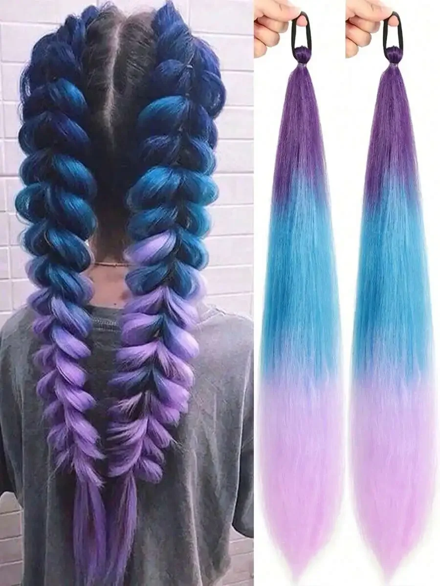 1-2pcs 26 Inch Black DIY Braiding Hair Extensions | Women Synthetic Yaki Straight Heat Resistant Fluffy Ponytail
1-2pcs 26 Inch Black DIY Braiding Hair Extensions | Women Synthetic Yaki Straight Heat Resistant Fluffy Ponytail