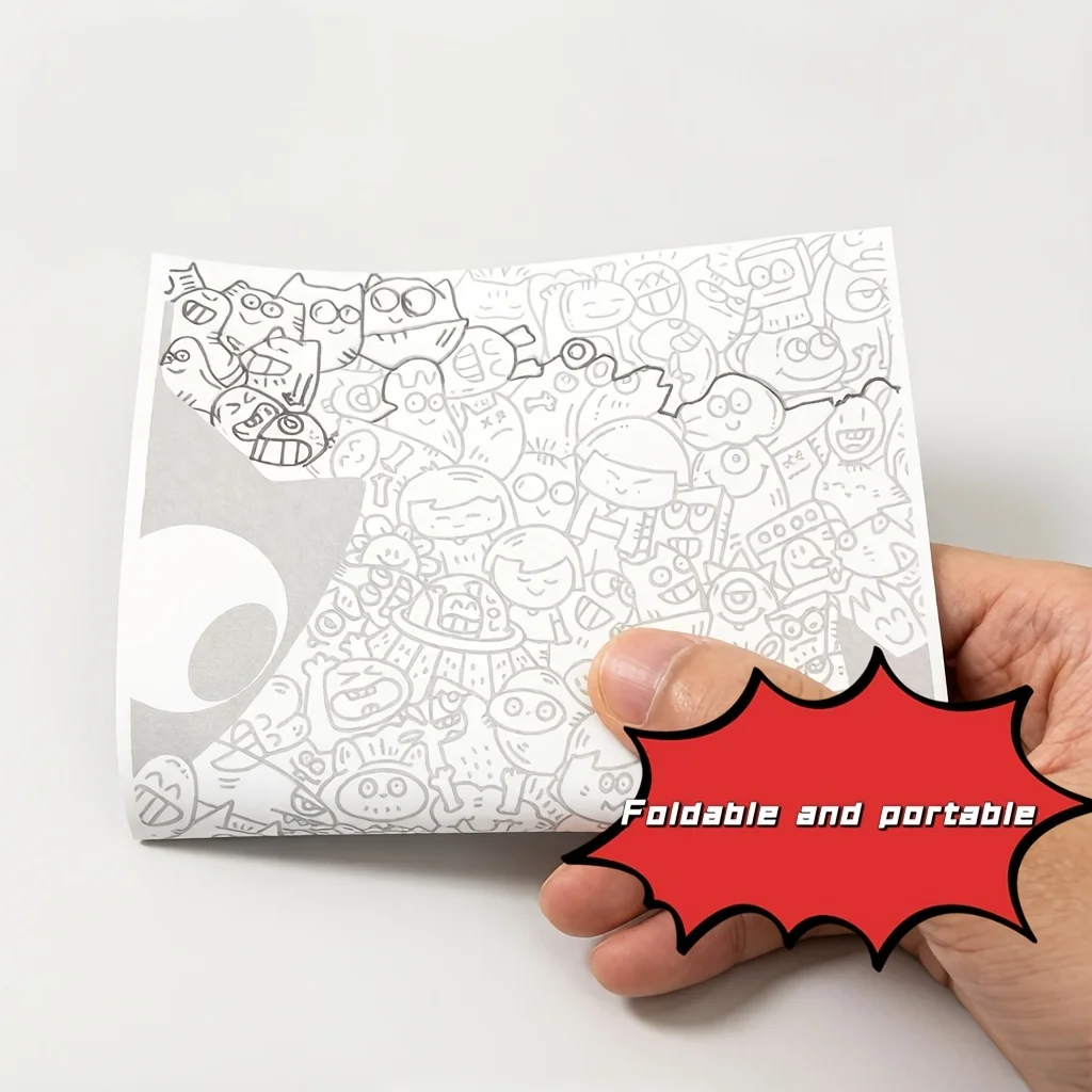75pcs of Tracing Paper. Random Patterns,Foldable Design, Easy to Carry.The Sketchbook Supports Tracing, Doodling and Coloring
75pcs of Tracing Paper. Random Patterns,Foldable Design, Easy to Carry.The Sketchbook Supports Tracing, Doodling and Coloring