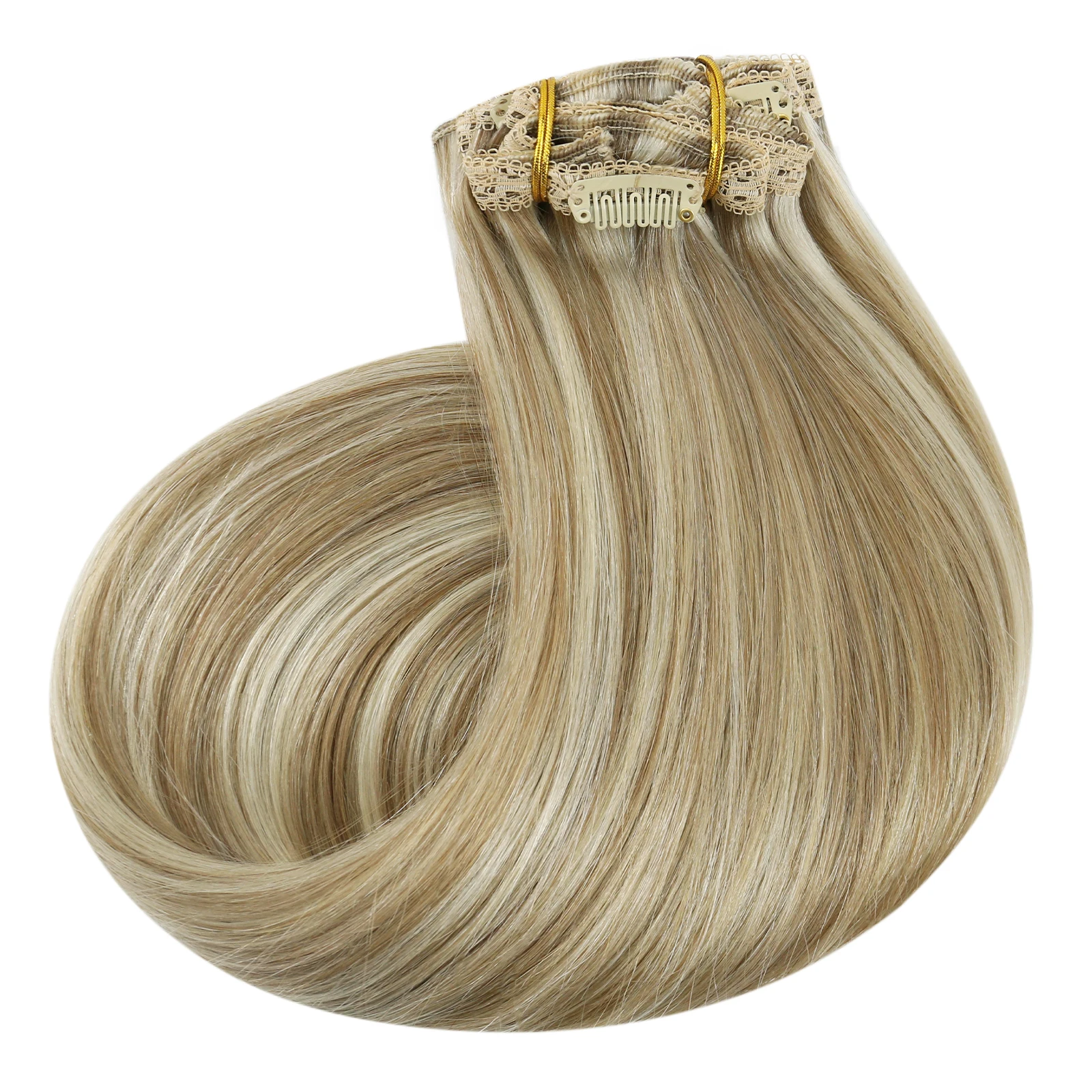 Full Shine Clip-In Hair Extensions 8pcs Soft Smooth Double Weft Remy Human Hair Extensions for Women
Full Shine Clip-In Hair Extensions 8pcs Soft Smooth Double Weft Remy Human Hair Extensions for Women