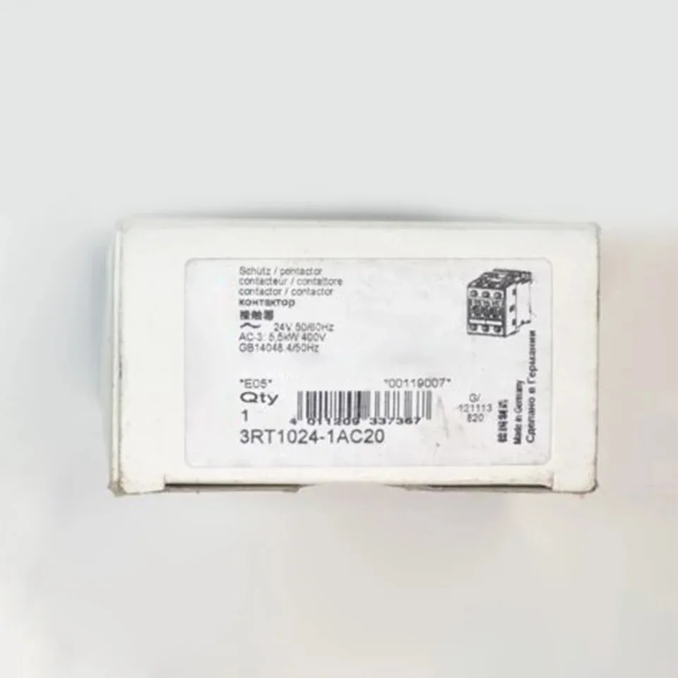 Новый трехполюсный КОНТАКТНЫЙ модуль Siemens 3RT1024-1AC20 3RT1024 12A24VAC 50 / 60Hz
Новый трехполюсный КОНТАКТНЫЙ модуль Siemens 3RT1024-1AC20 3RT1024 12A24VAC 50 / 60Hz
