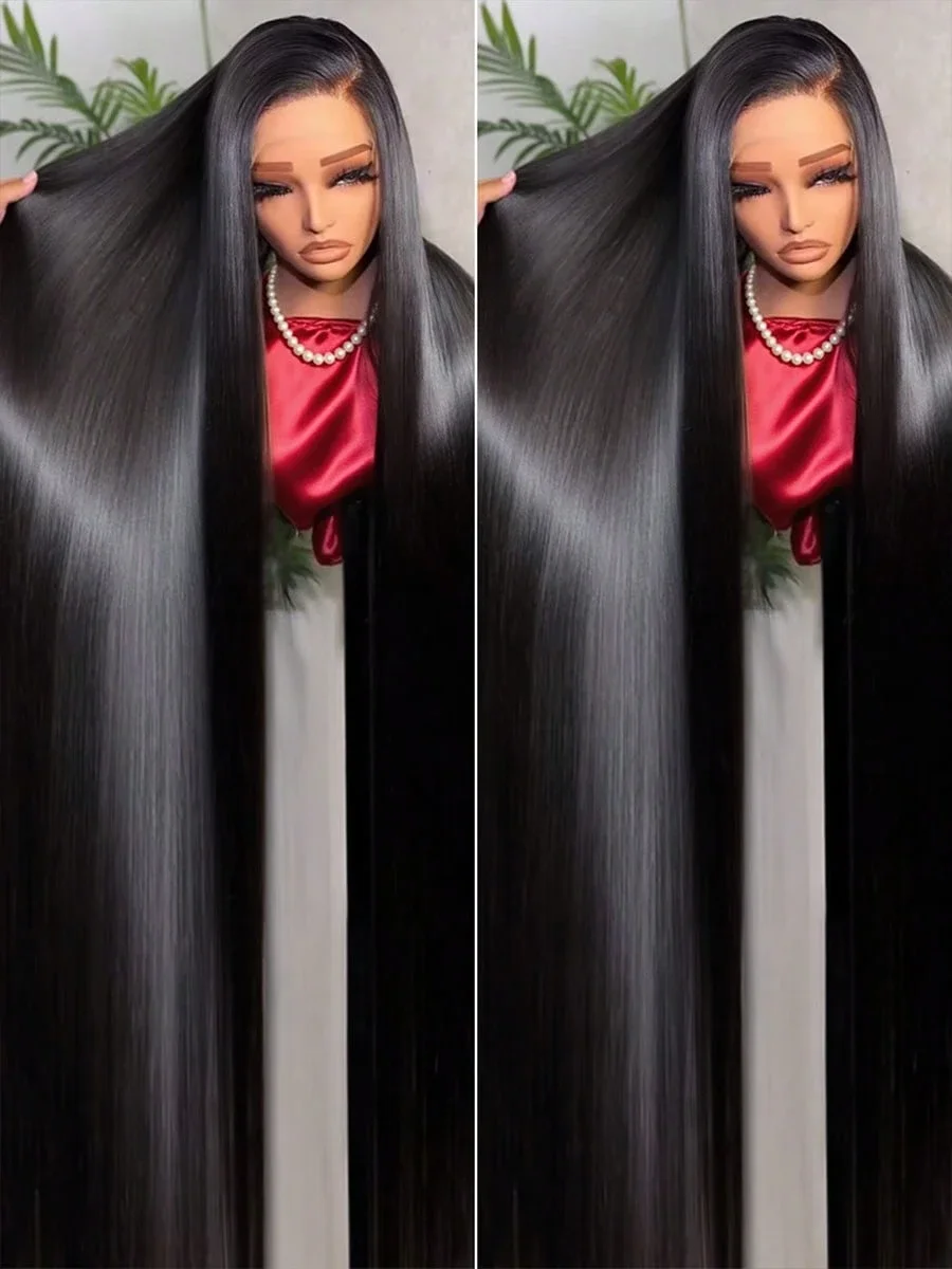 250 Density 12A Straight Human Hair Wig 26 Inch 13x4 HD Transparent Lace Glueless Wig Pre Plucked Brazilian Hair For Women
250 Density 12A Straight Human Hair Wig 26 Inch 13x4 HD Transparent Lace Glueless Wig Pre Plucked Brazilian Hair For Women