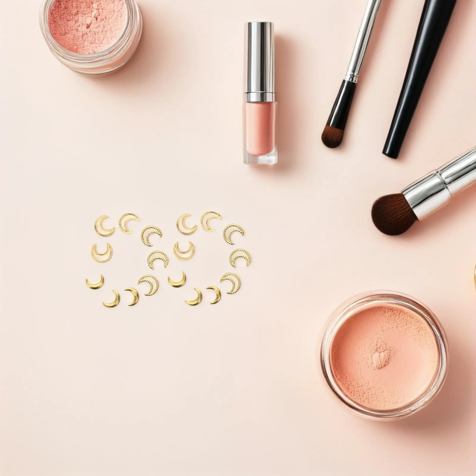 1500Pcs Moon Nail Art Charms Gold Metal Manicure Ornaments Hollow Moon Shape Nail Decorations Salon DIY Nails Manicure Charms
1500Pcs Moon Nail Art Charms Gold Metal Manicure Ornaments Hollow Moon Shape Nail Decorations Salon DIY Nails Manicure Charms