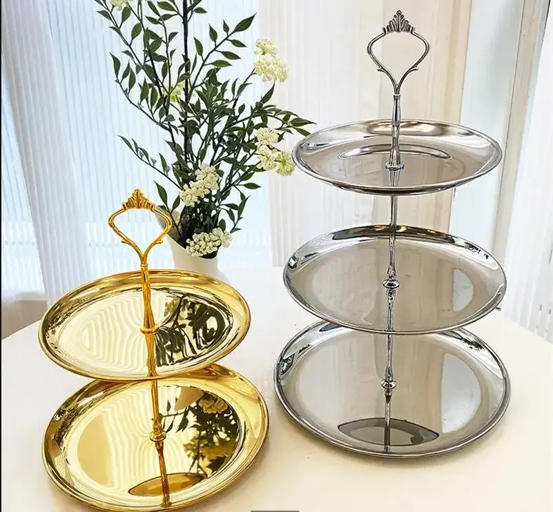 Multi Layer Metal Cake Plate Storage Tray Fruit Wedding Party Dessert Display Modern Household Tools
Multi Layer Metal Cake Plate Storage Tray Fruit Wedding Party Dessert Display Modern Household Tools