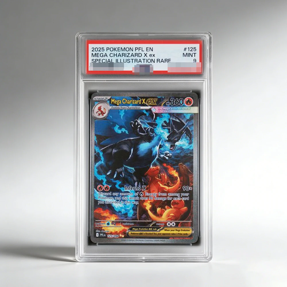 DIY PTCG Rating Card Single Card PFL EN MEGA CHARIZARD 2025 Collection Card Hobby Collectibles Anime Card Game Flash Card Toy
DIY PTCG Rating Card Single Card PFL EN MEGA CHARIZARD 2025 Collection Card Hobby Collectibles Anime Card Game Flash Card Toy