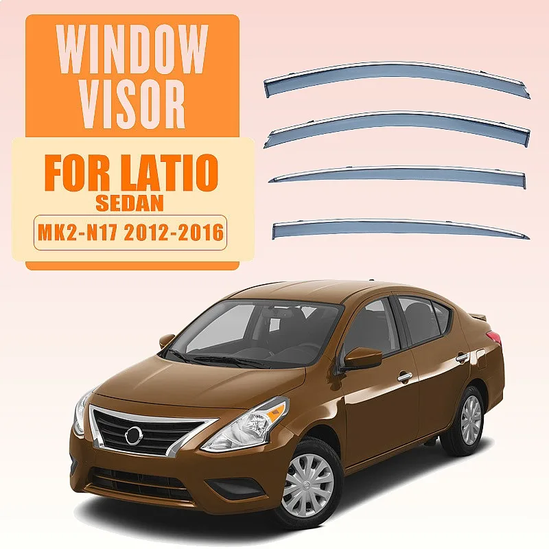 For NISSAN Latio 2004-2016 Car Window Visor Rain Sun Shade Side Shield Awning Auto Accessories
For NISSAN Latio 2004-2016 Car Window Visor Rain Sun Shade Side Shield Awning Auto Accessories