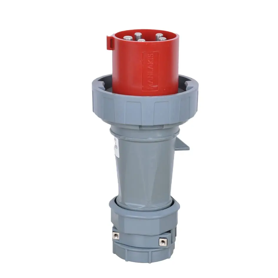 Waterproof Industrial Connector Plug 5Pin 63A 400V 3P+E+N IP67
Waterproof Industrial Connector Plug 5Pin 63A 400V 3P+E+N IP67
