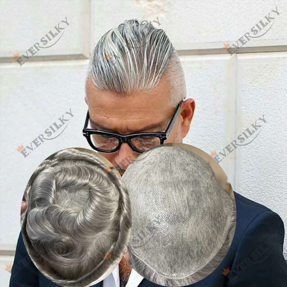 Мужской супертонкий парик из натуральной кожи 0,02 мм, плотность 80-100%, белый, серый, коричневый 310 # Система человеческих волос Необнаружимая линия волос Prosthe 
Мужской супертонкий парик из натуральной кожи 0,02 мм, плотность 80-100%, белый, серый, коричневый 310 # Система человеческих волос Необнаружимая линия волос Prosthe