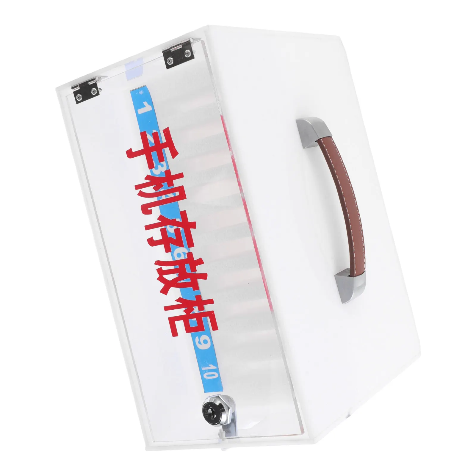 Cell Phone Locker Cabinet with Key Lock Transparent Numbered Slots for Classroom Office Student Dormitory Mobile Phone Organizer
Cell Phone Locker Cabinet with Key Lock Transparent Numbered Slots for Classroom Office Student Dormitory Mobile Phone Organizer