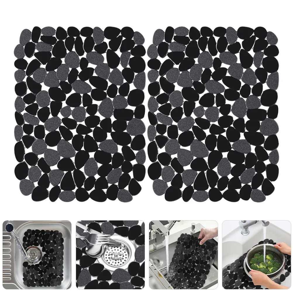 2Pcs Hollow Non-Slip Kitchen Sink Mat PVC Sink Protector for Drying Dishes Glassware Stainless Steel Ceramic Sinks
2Pcs Hollow Non-Slip Kitchen Sink Mat PVC Sink Protector for Drying Dishes Glassware Stainless Steel Ceramic Sinks