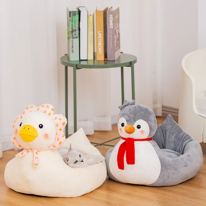 Cartoon animal cat nest autumn and winter four seasons cat sofa nest small dog kennel
Cartoon animal cat nest autumn and winter four seasons cat sofa nest small dog kennel