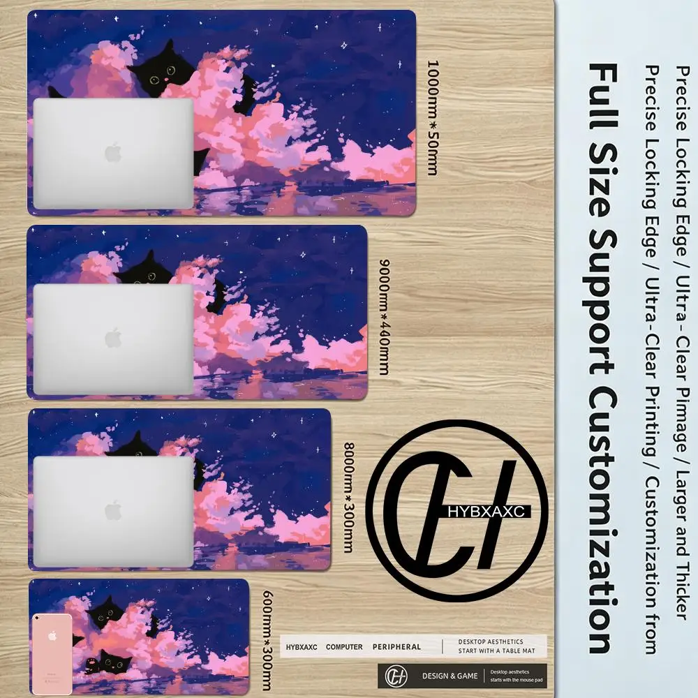 NEW Large Gaming Mouse Pad Pink Cat Gamer Big Mouse Mat Computer Locking Edge MousePad 90x40cm Keyboard Desk Anime Mice Pad
NEW Large Gaming Mouse Pad Pink Cat Gamer Big Mouse Mat Computer Locking Edge MousePad 90x40cm Keyboard Desk Anime Mice Pad