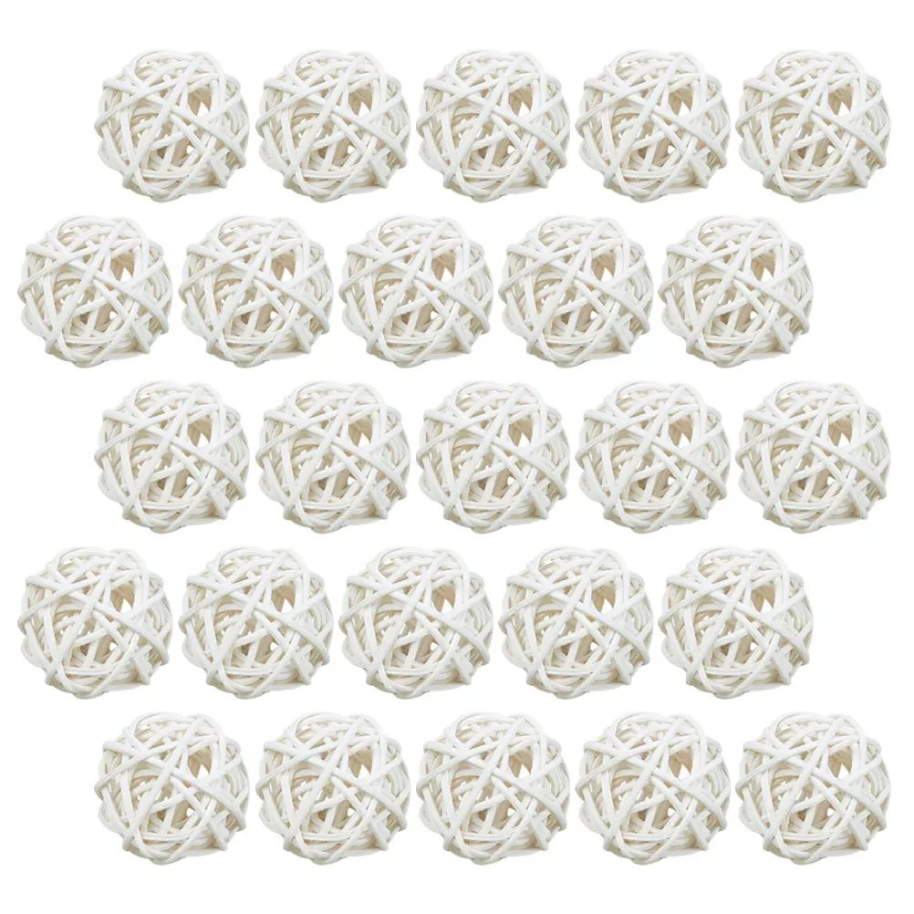 25 Pcs Aromatherapy Rattan Balls 3CM White Diffuser Vase Fillers Decorative Craft Project Accessories Home Fragrance
25 Pcs Aromatherapy Rattan Balls 3CM White Diffuser Vase Fillers Decorative Craft Project Accessories Home Fragrance