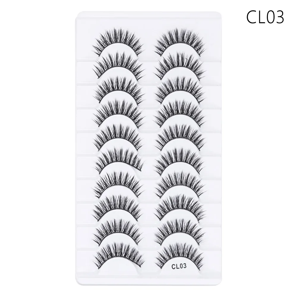 10 Pairs Full Strip False Eyelashes Handmade Cruelty-free Fake Eyelash Natrual Long Eye Makeup Tools Eye Lash Extension
10 Pairs Full Strip False Eyelashes Handmade Cruelty-free Fake Eyelash Natrual Long Eye Makeup Tools Eye Lash Extension