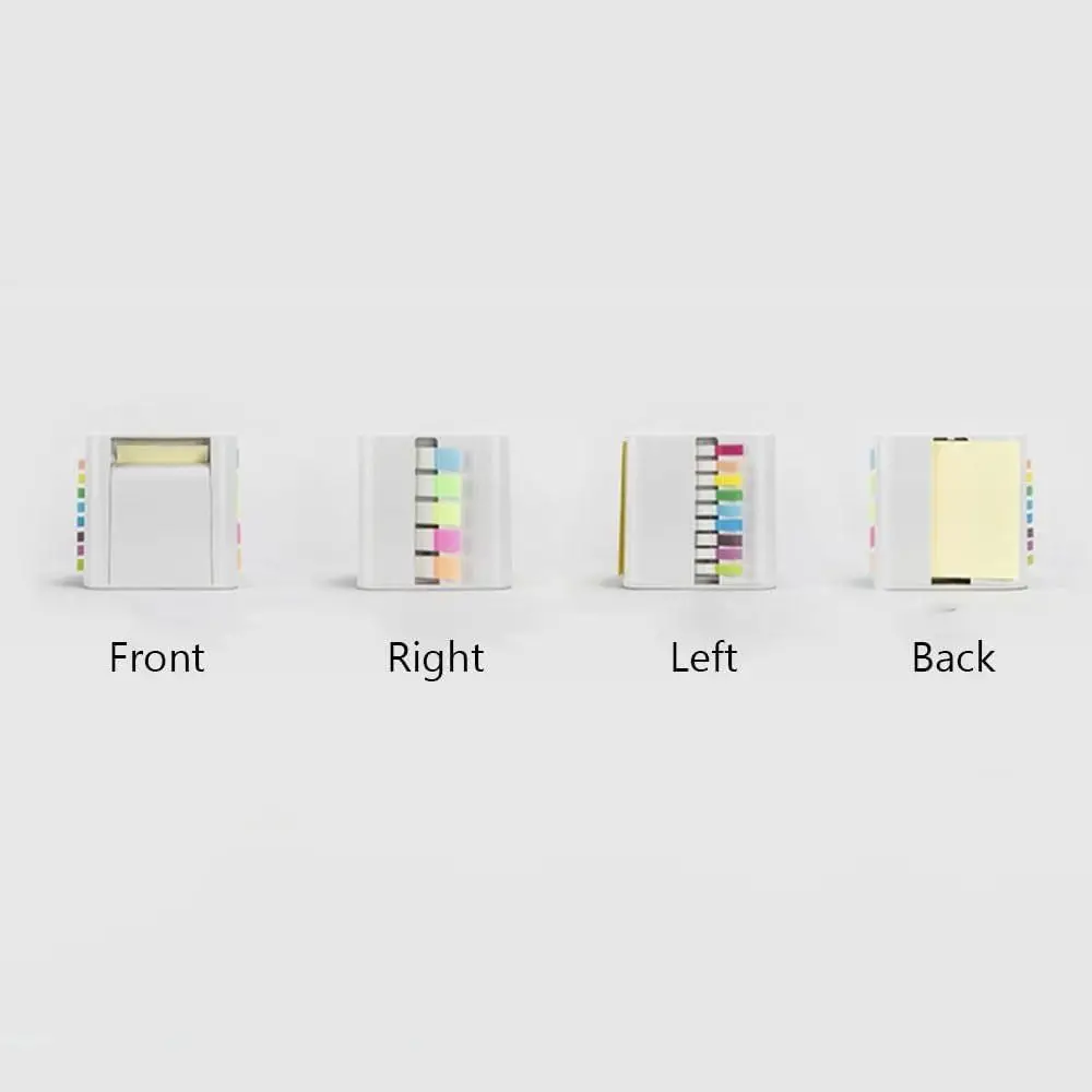 5-in-1 Sticky Note Dispenser Magnetic Paperclip Absorb Plastic Desktop Note Holder Efficient Space-Saving Page Marker Case
5-in-1 Sticky Note Dispenser Magnetic Paperclip Absorb Plastic Desktop Note Holder Efficient Space-Saving Page Marker Case