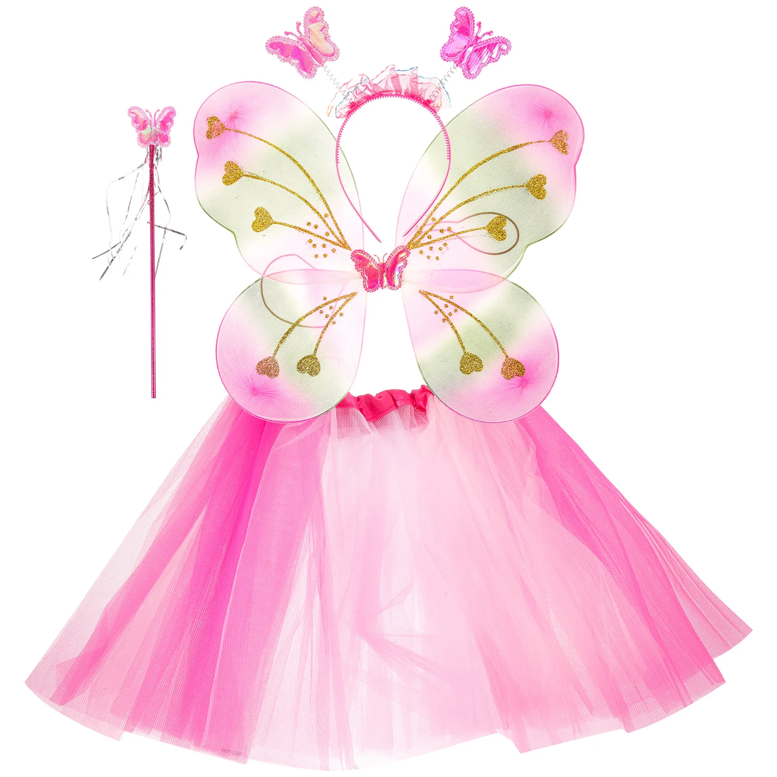 1 set Rainbow Butterfly Set Tutu Butterfly Wing For Girl Skirt Mesh Wings Headb Dance Fairy Dress cosplay prop party
1 set Rainbow Butterfly Set Tutu Butterfly Wing For Girl Skirt Mesh Wings Headb Dance Fairy Dress cosplay prop party