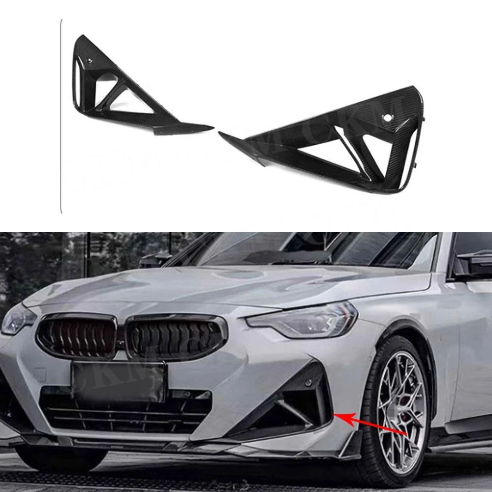 Dry Carbon Fiber Splitter Front Bumper Air Intake Vent Canards For BMW 2 Series G42 Coupe M240 M-sport 2022+ Body Kits
Dry Carbon Fiber Splitter Front Bumper Air Intake Vent Canards For BMW 2 Series G42 Coupe M240 M-sport 2022+ Body Kits