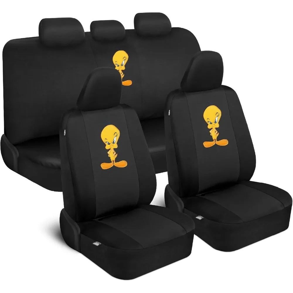 Чехлы на автомобильные сиденья Warner Bros. BDK Looney Tunes Tweety Bird — полный комплект, простая установка, прочный полиэстер
Чехлы на автомобильные сиденья Warner Bros. BDK Looney Tunes Tweety Bird — полный комплект, простая установка, прочный полиэстер