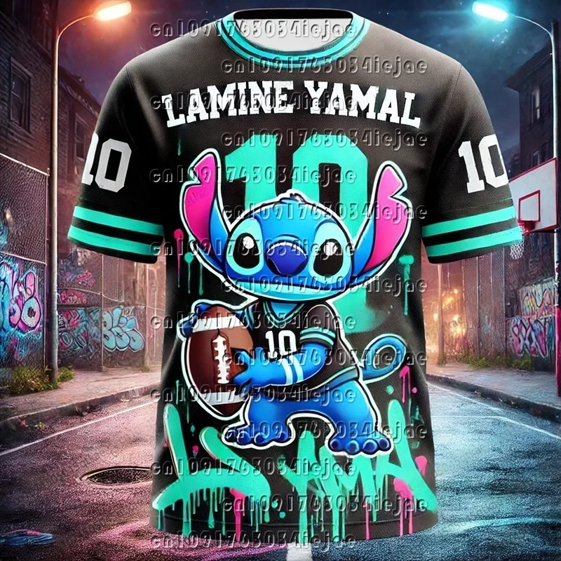 2025 Miniso Disney Stitch Special Edition Football Jersey Soccer Jersey Training Uniform Breathable Oversize Unisex Tshirt
2025 Miniso Disney Stitch Special Edition Football Jersey Soccer Jersey Training Uniform Breathable Oversize Unisex Tshirt